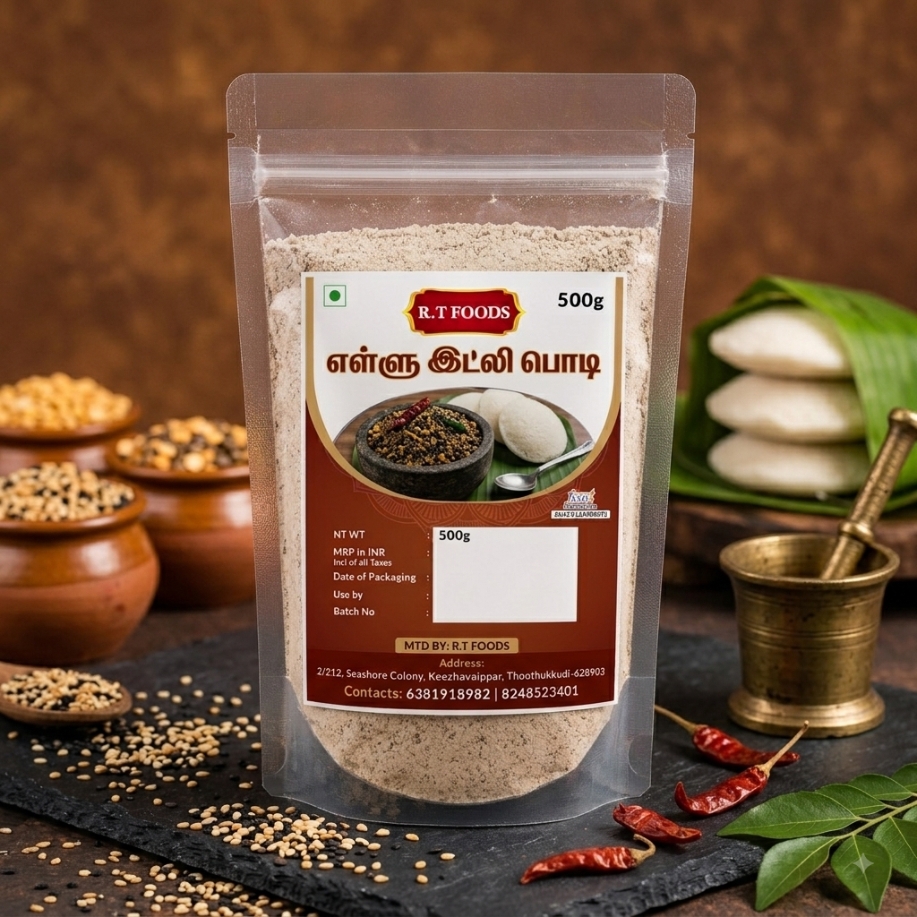 Home Sesame Idli Podi (எள்ளு இட்லி பொடி)